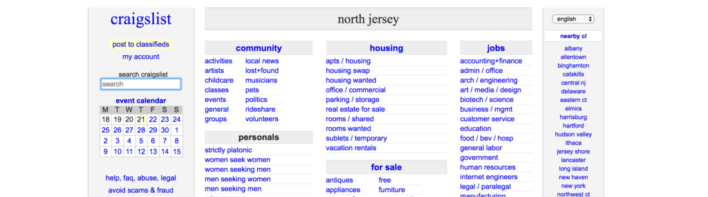 Craigslist Map Module 2: Craigslist Introduction – Orca Journeys